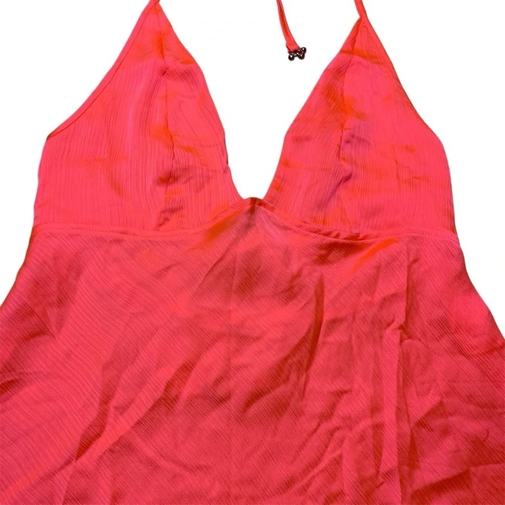 NEW Free People Intimately Hang on Halter pink party dress xsmall